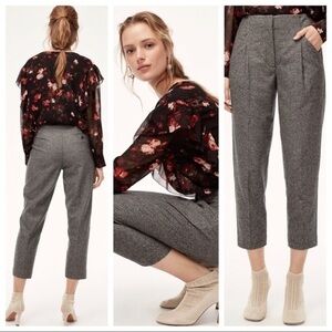 𝅺wilfred Chambery Pant Grey Wool/Cashmere Women’s Size 0 Cropped